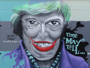 Theresa May Grafitti