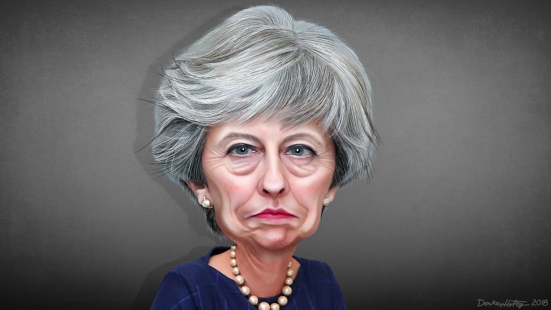Theresa May Caricature