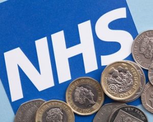 NHS Logo and Money